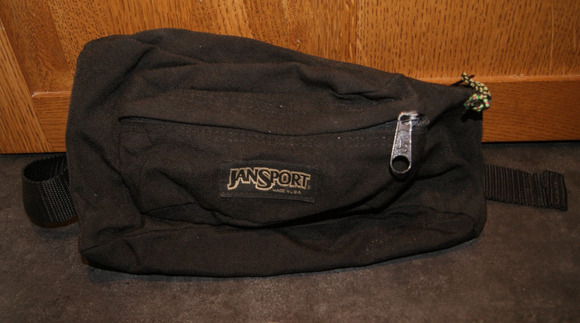 Jansport Handbags - JanSport Black Waist Belt Bag Fanny Pack Made in USA Vintage 90s Hiking